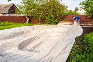 Épaisseur de fibre stabilisée par pp de haute résistance capacité modérée d'asphalte d'imprégnation géotextile fort - Product Image 2