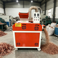 Granulateur de fil de cuivre certifié CE, machine entièrement automatique pour la production de copeaux de cuivre à sec, séparateur de déchets de câbles et de plastique pour le recyclage du cuivre