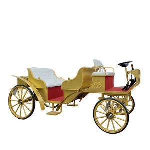 Voiture de tourisme électrique de type calèche de princesse pour mariages, 2 places, 4 places, à batterie - Product Image 1