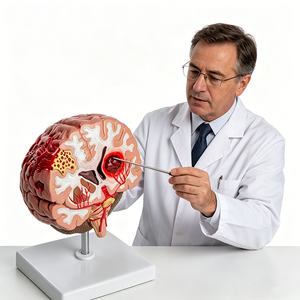 Modelo Anatómico de Cerebro de PVC HEALER, Patología de Hemorragia Cerebral y Malformación Arteriovenosa PNT - Product Image 2