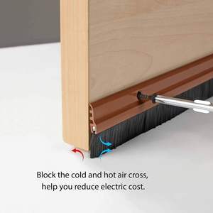 Уплотнительная Пробка Для Оконной двери, нейлоновая щетина, уплотнительная лента для двери ворот - Product Image 4