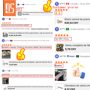 Porte à enroulement moderne en acier galvanisé et alliage d'aluminium, résistante au vent, avec serrures de sécurité pour garage - Product Image 5