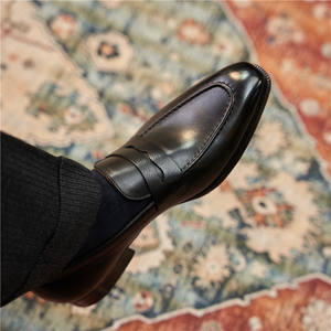 Zapatos Oxford de Cuero Genuino para Hombre, Diseño Formal Retro, de Lujo, Cómodos y Suaves, Gran Venta - Product Image 5