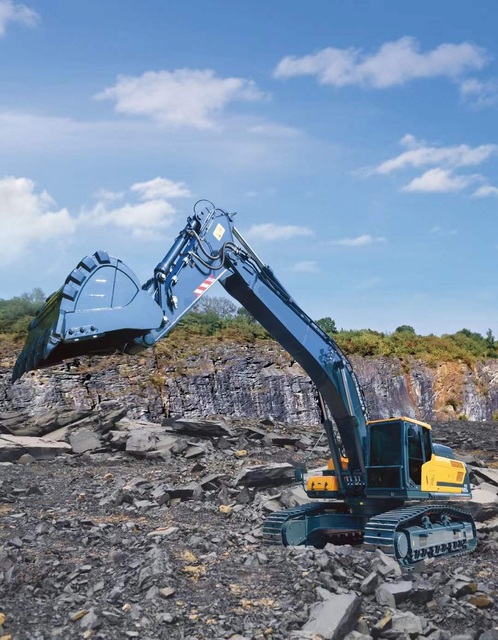 Reliable Heavy Machinery 41ton Mining Excavator HX405 Heavy 40ton Duty Excavator HX405L Crawler Digger HX405