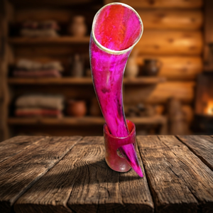 Eco-Friendly Cow/Buffalo Horn Vintage Logo High Quality Reusable Dishwasher <b>Microwave</b> Safe Barware Beer Mug Gift Party Home - Product Image 1
