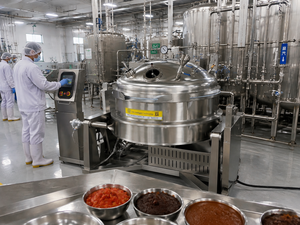 Marmite <span class=keywords><strong>de</strong></span> cuisson automatique à agitation planétaire sous vide pour <span class=keywords><strong>la</strong></span> production <span class=keywords><strong>de</strong></span> caramel, <span class=keywords><strong>de</strong></span> chocolat, <span class=keywords><strong>de</strong></span> beurre <span class=keywords><strong>de</strong></span> cacahuète, <span class=keywords><strong>de</strong></span> sauces et <span class=keywords><strong>de</strong></span> confitures - Product Image 2
