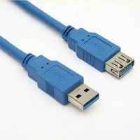 USB 3.0 Jaket pria ke wanita, jaket kabel biru atau hitam hemat biaya