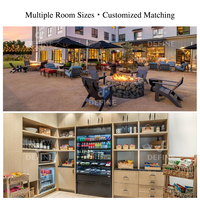 Ensembles de meubles de restaurant et d'hôtel en cuir moderne de haute qualité, meubles de salle à manger et de bar commerciaux, garantie de 5 ans, options OEM