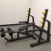 Banc de presse à inclinaison plate réglable d'équipement de gymnastique commerciale de forme physique à vendre