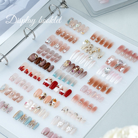 Outil d'album de stockage de manucure professionnel affichage d'art d'ongle acrylique Transparent outils de présentation appuyez sur le livre d'affichage des conseils d'ongles