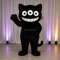 Costume de mascotte de chauve-souris de dessin animé personnalisé Leehom pour adultes, en peluche EVA, unisexe, avec cape de vampire, idéal pour Noël