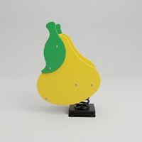 Équipement de divertissement extérieur pour enfants : Porteuse à ressort et ensemble de jeu en plastique PE pour la garderie, l'intérieur et les aires de jeux