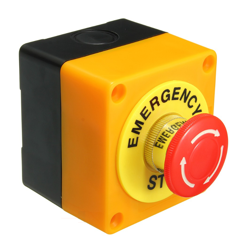 LAY7-11ZS Lift Lift Safety STOP Emergency Stop Push Button Switch Box Tahan Air 1NO 1NC Switch