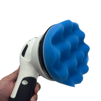 Tampon de polissage en mousse ondulée douce de 3 pouces pour polisseuse de voiture, tampons de polissage pour le polissage, le lustrage et le cirage
