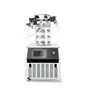 Laboratory Desktop Type Vacuum Lyophilization Machine Medical Top Press Lyophilizer Freeze Dryer