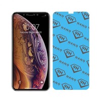 Protection d'écran en verre trempé nano HD 9H anti-traces de doigts pour iPhone X/XS/11/12/13/14/15/16/17 Pro Max Plus Air