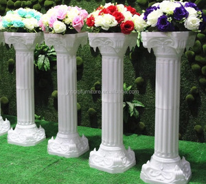 Colonnes et <span class=keywords><strong>vases</strong></span> blancs de style romain pour mariage à vendre - Product Image 6