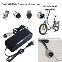 Pour chargeur de fauteuil roulant électrique YZPOWER 24V 5A pour batteries plomb-acide 24V