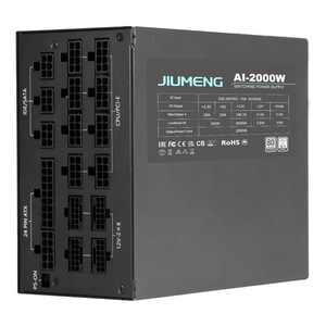 Alimentation électrique modulaire complète 220-240 <span class=keywords><strong>VAC</strong></span> 80 Plus Platinum ATX 3.1 2000W pour ordinateur de bureau et serveur avec garantie de 10 ans - Product Image 3