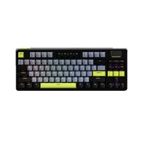 Mod Gasket Keyboard Mekanik 7-Lapisan Peredam Suara Full-Key, Hot-Swappable, Backlit USB untuk Esports dan Penggunaan Kantor