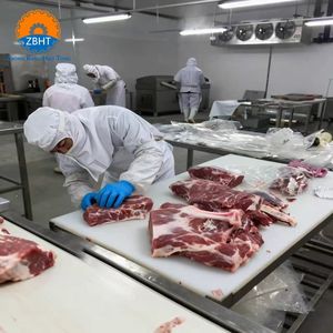 Table d'abattage et équipement de découpe de viande en acier inoxydable ZBHT pour abattoir - Product Image 1