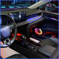 Kit d'éclairage d'ambiance complet TMPRO pour Toyota Camry 9ème génération 2024-2026, 64 couleurs LED, lampe d'ambiance pour tableau de bord