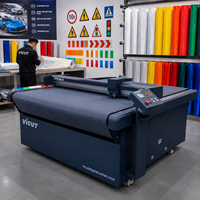 Cortadora CNC digital de vacío de cama plana para cartón, PPF, película 3M, plotter con alimentación automática para rotulación de vehículos