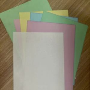 กระดาษคาร์บอนเลส NCR CB/CF/CFB (กระดาษ NCR) สำหรับสำเนาใบแจ้งหนี้ มีหลายสีให้เลือก ขนาดสั่งทำได้ บรรจุแบบรีม/ม้วน สำหรับใช้ในเชิงพาณิชย์ - Product Image 5