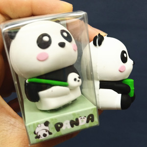 Articolo regalo per temperamatite meccanico in Silicone simpatico cartone animato Panda - Product Image 3