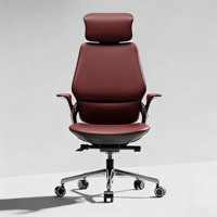 Chaise de bureau de direction moderne de luxe en cuir PU de haute qualité, ergonomique et réglable en hauteur, pour PDG, directeur général, manager