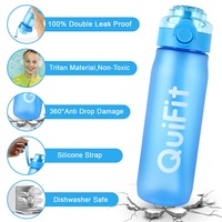 Botella de Agua Deportiva con Aroma, a Prueba de Fugas, 0% Azúcar, con Aroma a Fruta, para Gimnasio y Fitness
