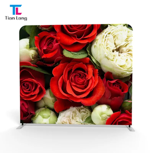 Tian lang 10ft * 8 tổ chức sự kiện khung nhôm căng căng thẳng vải <span class=keywords><strong>DIY</strong></span> phông nền biểu ngữ đứng thẳng - Product Image 5