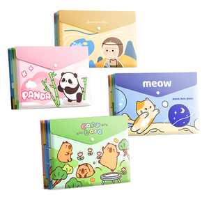 Carpeta de Documentos A4 Personalizada con Logotipo X515, Bolsa Transparente de Polipropileno con Botón a Presión, Superficie Brillante/Mate/Esmerilada, para Uso Escolar y de Oficina - Product Image 1