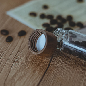 โหลแก้วใส่เมล็ดกาแฟพร้อมที่ใส่ไม้ - Product Image 3