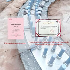 <span class=keywords><strong>Materiale</strong></span> <span class=keywords><strong>autolivellante</strong></span> in cemento ad alta resistenza per l'installazione di basi di torri di turbine eoliche - Product Image 3