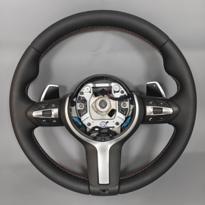 Volante Deportivo de Cuero Negro para <span class=keywords><strong>BMW</strong></span> <span class=keywords><strong>320</strong></span> 525 330i F10 F30 F15 F25 F07 F01 F82 M3 M4 M5 - Product Image 1