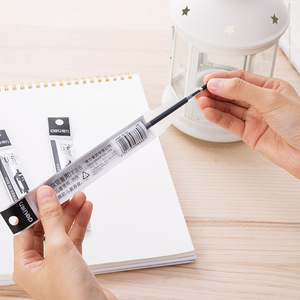 Deli S782 Push Button Neutral Pen Refills 0.5mm Bullet Tip 20 Pack For Student Office Use - Product Image 4