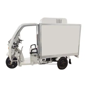 China Cheap Dc Powered 1.8m Electric Regerated Tricycle With Electric Refrigeration Unit For Last Distance Transport China
