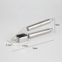 Presse-ail multifonctionnelle en acier inoxydable, petit outil de cuisine, broyeur d'ail et de gingembre, écraseur d'ail, presse-ail