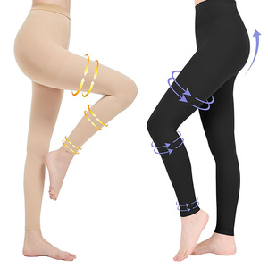 Collants <span class=keywords><strong>de</strong></span> compression personnalisables 20-30 mmHg pour femmes, collants opaques pour varices, <span class=keywords><strong>bas</strong></span> <span class=keywords><strong>de</strong></span> <span class=keywords><strong>contention</strong></span> gradués taille haute pour femmes - Product Image 1