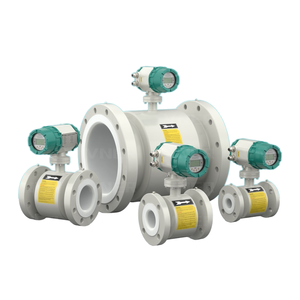 RS485 DN300 304 meteran aliran elektromagnetik baja tahan karat untuk flens OEM industri limbah air - Product Image 1