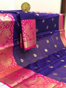 Wholesale Banarasi Silk Viscose <b>Saree</b> India Party Wear Wedding Soft Low Price Cheap Designer <b>Blouse</b> Free Size - Product Image 6