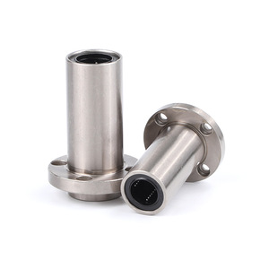 Manufacturer-Supplied LMFP-LUUA Flange Linear Bearings Smooth <b>Rod</b> Guide Rail Sliding Bearings with Electroplated <b>Extension</b> - Product Image 3