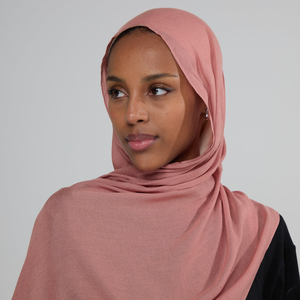 Wennuan XJ-44เข็มคู่70*180สี100% ฮิญาบยาวมุสลิมแบบหลายฟังก์ชันผ้าพันคอมุสลิม - Product Image 3