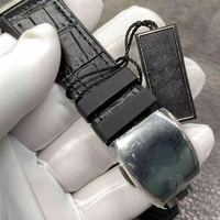 Jam Tangan Mekanik Otomatis Berbentuk Tonneau dari Baja Tahan Karat yang Mewah dan Bergaya, Dihiasi dengan Moissanite dan Berlian