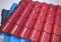Tejas de Techo de Resina Sintética ASA/PVC Anti-Ultravioleta, Resistentes al Fuego e Impermeables, Fáciles de Instalar, Diseño Contemporáneo para Hoteles y Oficinas