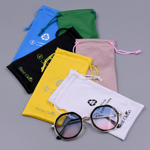 Eastsunshine Hot Sale OEM Aanpasbaar Logo Microvezel Gerecycled Brillendoekje Hoge Kwaliteit Trekkoord RPET Zonnebrillen Etui - Product Image 2