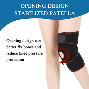 Đai hỗ trợ khớp gối có bản lề, chất liệu <span class=keywords><strong>neoprene</strong></span>, đệm cố định, giảm đau y tế, dành cho nam và nữ - Product Image 4