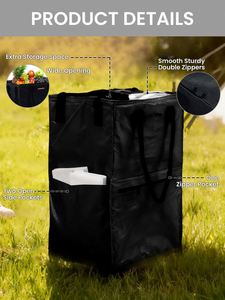Vente directe d'usine, chariot de courses pliable portable à motif géométrique en polyester avec deux roues pour utilisation en supermarché - Product Image 3
