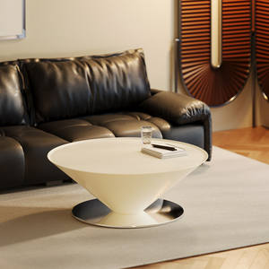 <span class=keywords><strong>Table</strong></span> <span class=keywords><strong>basse</strong></span> flottante de style français, crémeuse, en forme de soucoupe volante, <span class=keywords><strong>table</strong></span> conique flottante, artistique, minimaliste, pour salon, usage domestique, <span class=keywords><strong>table</strong></span> en métal - Product Image 3